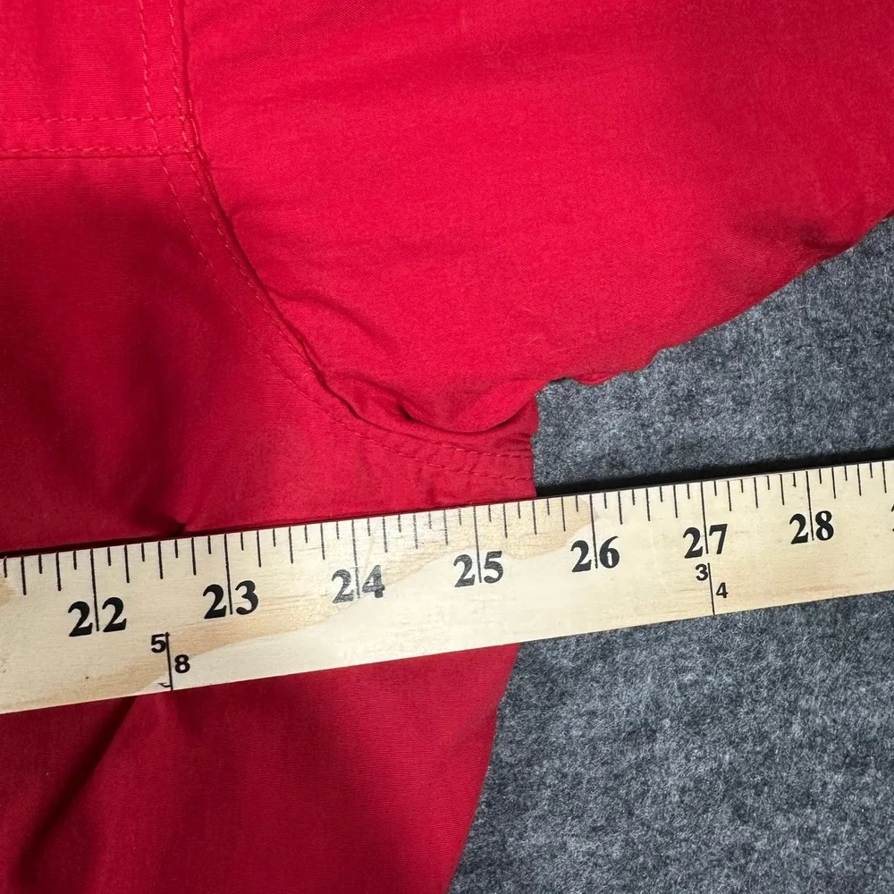 Patagonia Red Hooded Ski‎ Jacket Large Men's Winter Coat *Broken Zipper